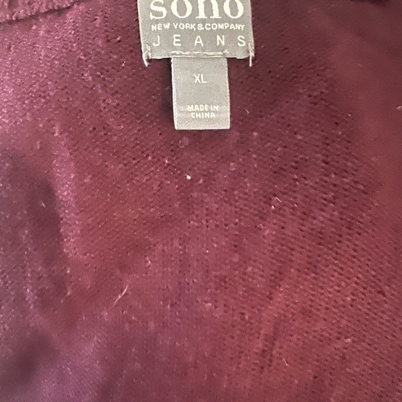 Burgundy NY&Co Sweater - Picture 2 of 2